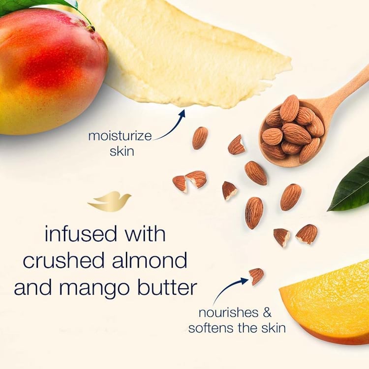 Dove Crushed Almond And Mango Butter Exfoliating Body Polish, 298 g 4 Dove Crushed Almond And Mango Butter Exfoliating Body Polish, 298 g - Image 4