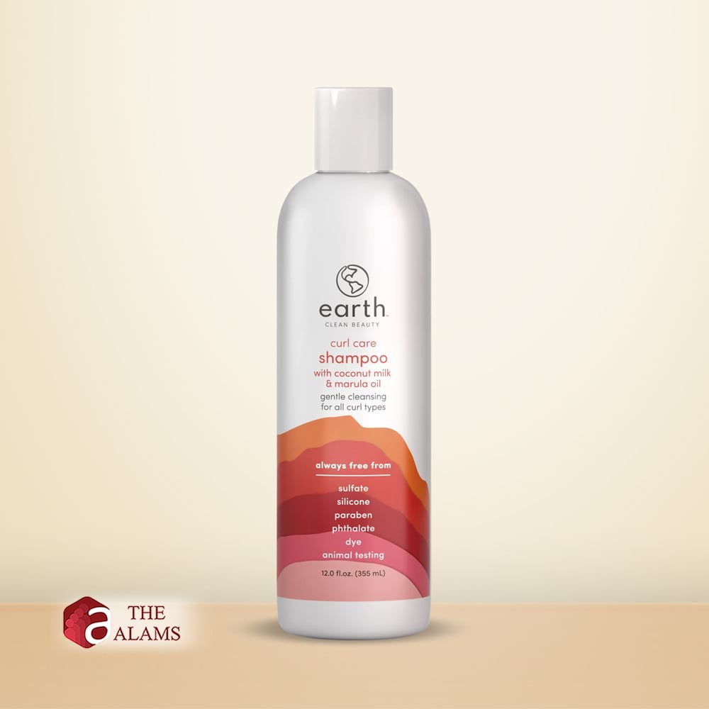 Earth Clean Beauty Curl Care Shampoo With Coconut Milk And Marula Oil, 355 ml 1 Earth Clean Beauty Curl Care Shampoo With Coconut Milk And Marula Oil, 355 ml