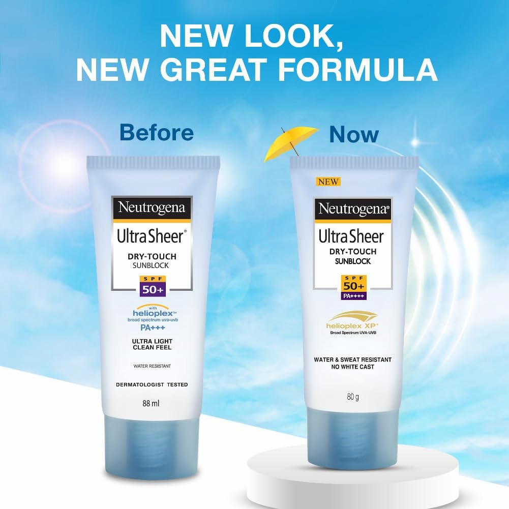 Neutrogena Dry Touch Sunscreen SPF 50+ PA++++, 80 g 2 Neutrogena Dry Touch Sunscreen SPF 50+ PA++++, 80 g - Image 2