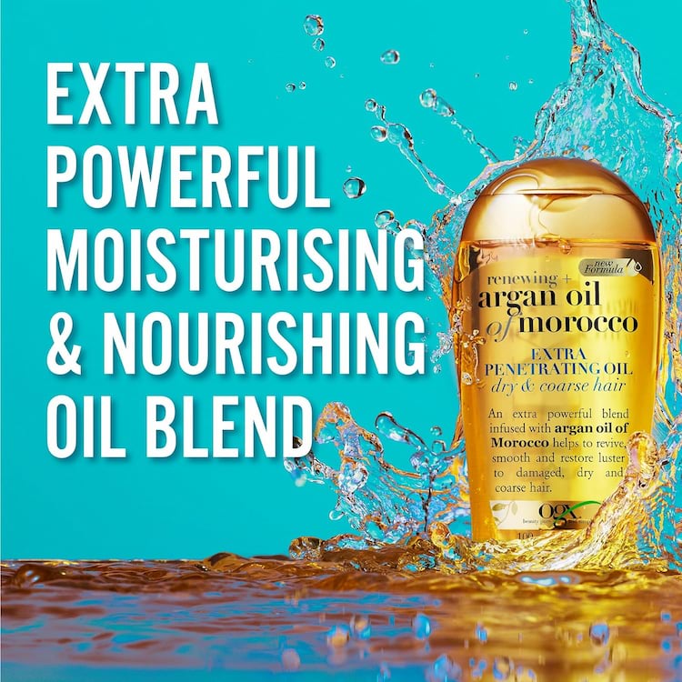 OGX Renewing Argan Oil Of Morocco Extra Penetrating Hair Oil, 100 ml 2 OGX Renewing Argan Oil Of Morocco Extra Penetrating Hair Oil, 100 ml - Image 2