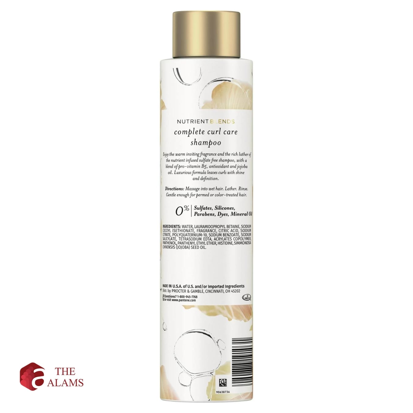 Pantene Complete Curl Care Shampoo With Jojoba Oil, 285 ml 2 Pantene Complete Curl Care Shampoo With Jojoba Oil, 285 ml - Image 2