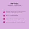 How to use shampoo conditioner