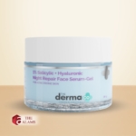 The Derma Co. 1% Salicylic And Hyaluronic Night Repair Face Serum Gel | For Acne Prone Skin, 50 g
