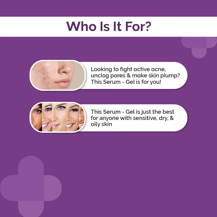 The Derma Co. 1% Salicylic And Hyaluronic Night Repair Face Serum Gel | For Acne Prone Skin, 50 g 4 The Derma Co. 1% Salicylic And Hyaluronic Night Repair Face Serum Gel | For Acne Prone Skin, 50 g - Image 4