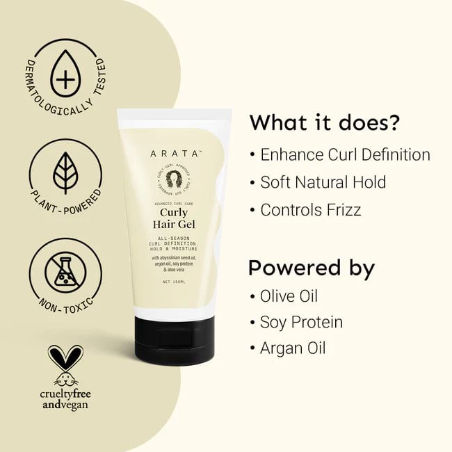 Arata Advanced Curl Care Curly Hair Gel, 150 ml 2 Arata Advanced Curl Care Curly Hair Gel, 150 ml - Image 2