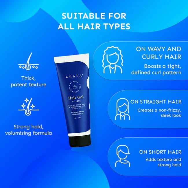 Arata Styling Hair Gel Mini, 50 ml 4 Arata Styling Hair Gel Mini, 50 ml - Image 4