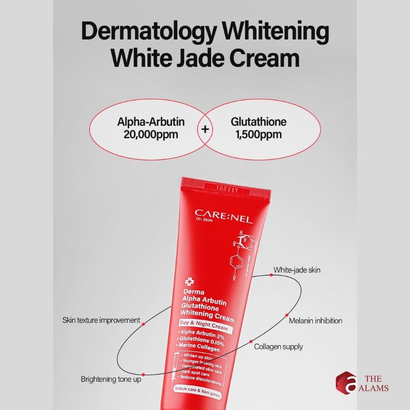 CARE:NEL Derma Alpha Arbutin Glutathione Whitening Day And Night Cream, 45 ml 3 CARE:NEL Derma Alpha Arbutin Glutathione Whitening Day And Night Cream, 45 ml - Image 3