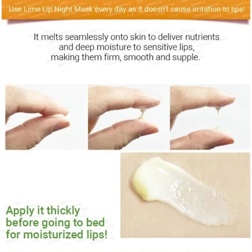 CARE:NEL Night Lip Mask- Lime, 5 g 8 CARE:NEL Night Lip Mask- Lime, 5 g - Image 8