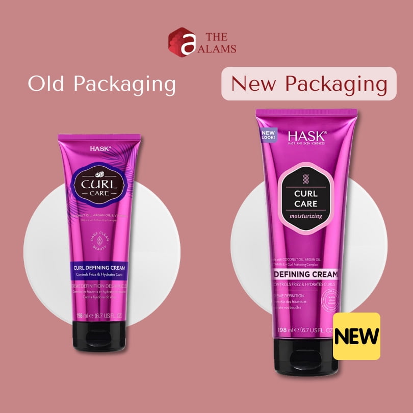 Hask Curl Care Curl Defining Hair Cream, 198 ml 3 Hask Curl Care Curl Defining Hair Cream, 198 ml - Image 3