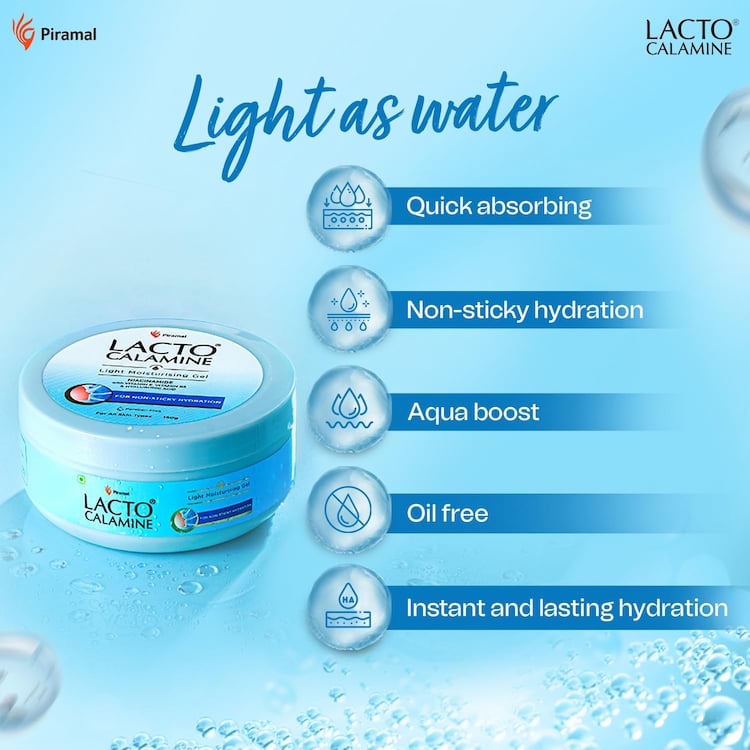 Lacto Calamine Light Moisturising Gel, 150 g 2 Lacto Calamine Light Moisturising Gel, 150 g - Image 2