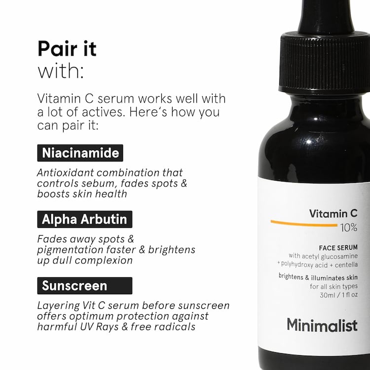 Minimalist 10% Vitamin C Serum, 30 ml 6 Minimalist 10% Vitamin C Serum, 30 ml - Image 6