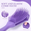 The Alams Detangling Hair Brush, Lavender 12 The Alams Detangling Hair Brush Lavender 3