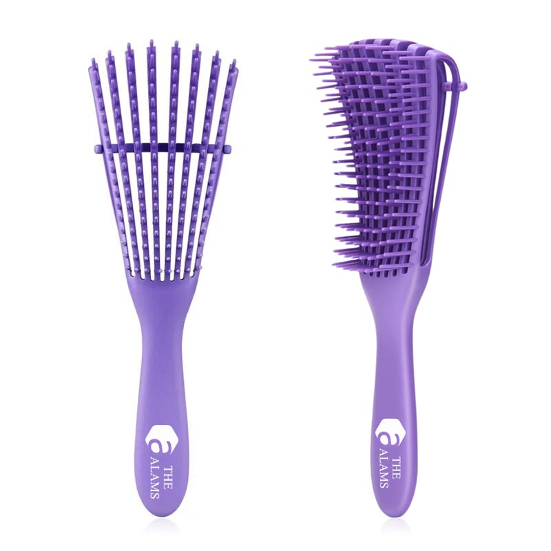 The Alams Detangling Hair Brush, Lavender 8 The Alams Detangling Hair Brush, Lavender - Image 8