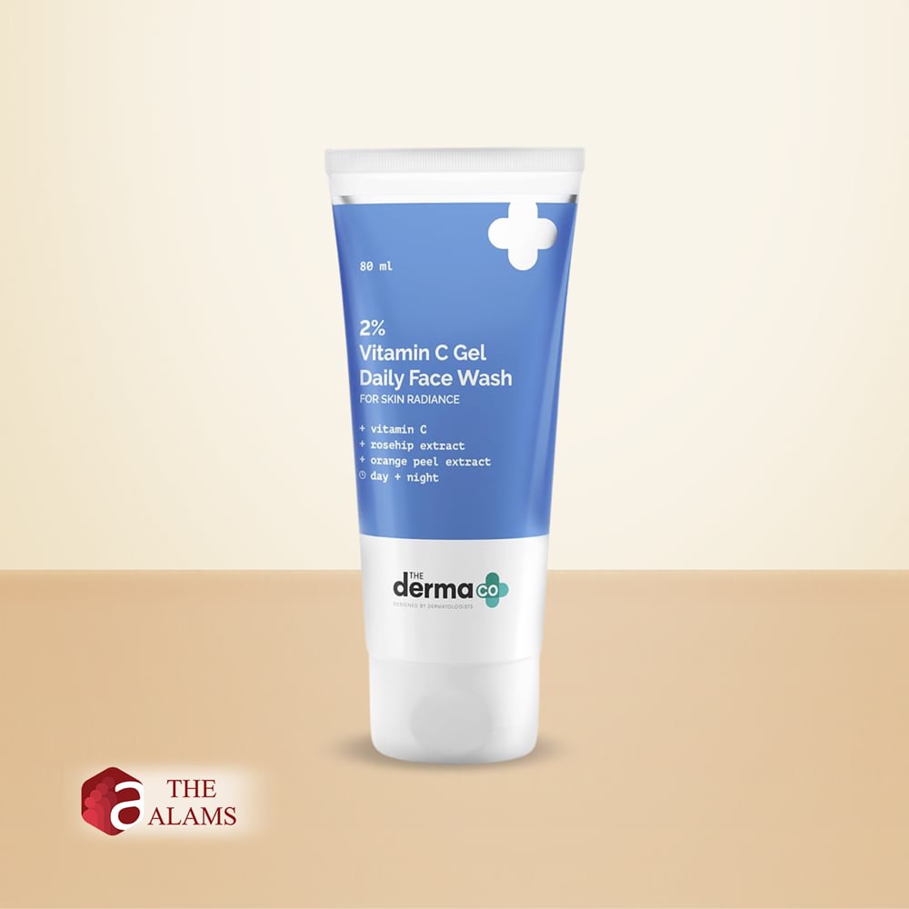 The Derma Co. 2% Vitamin C Gel Daily Face Wash For Brightness, 80 ml 1 The Derma Co. 2% Vitamin C Gel Daily Face Wash For Brightness, 80 ml