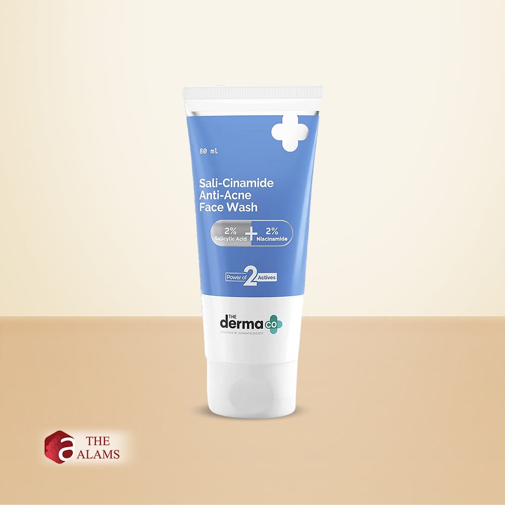 The Derma Co. Sali Cinamide Anti Acne Face Wash With 2% Salicylic Acid + 2% Niacinamide, 80 ml 1 The Derma Co. Sali Cinamide Anti Acne Face Wash With 2% Salicylic Acid + 2% Niacinamide, 80 ml