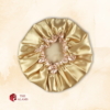 Double Layer Waterproof Large Shower Cap, Golden 10 Double Layer Waterproof Large Shower Cap Golden