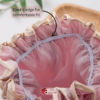 Double Layer Waterproof Large Shower Cap, Golden 6 Double Layer Waterproof Large Shower Cap Golden 2