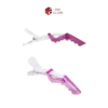 Duckbill Hair Clips Set of 5 pcs, Magenta And White 4 Duckbill Clips Set of 5 pcs Magenta And White 1