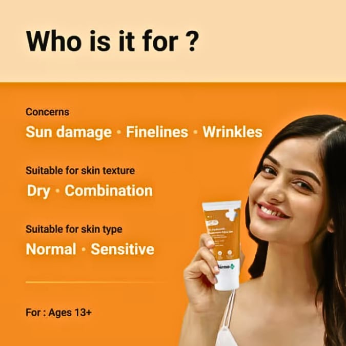 The Derma Co. 1% Hyaluronic Sunscreen Aqua Gel SPF 50 PA++++, 80 g 3 The Derma Co. 1% Hyaluronic Sunscreen Aqua Gel SPF 50 PA++++, 80 g - Image 3
