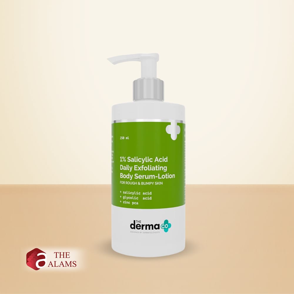 The Derma Co. 1% Salicylic Acid Daily Exfoliating Body Serum Lotion, 250 ml 1 The Derma Co. 1% Salicylic Acid Daily Exfoliating Body Serum Lotion, 250 ml