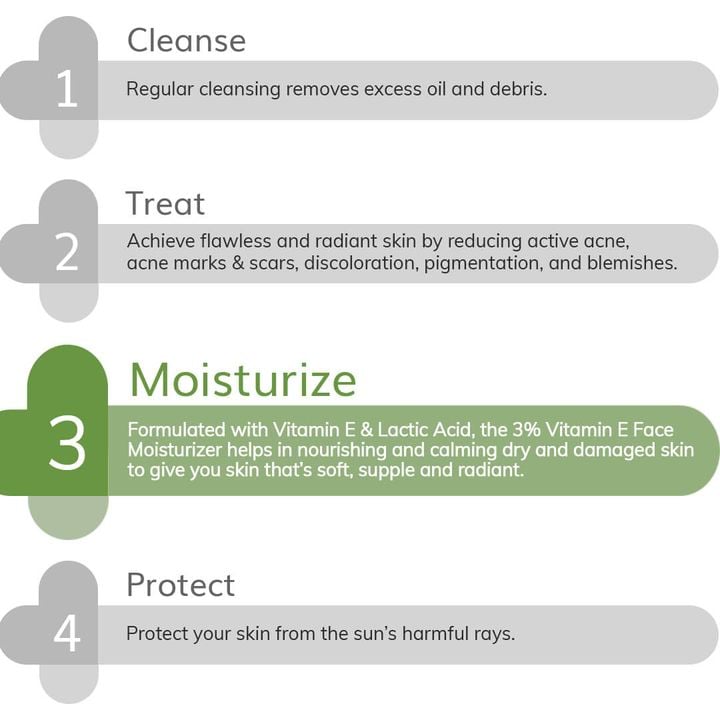The Derma Co. 3% Vitamin E Daily Face Moisturizer For Dry Skin, 100 g 3 The Derma Co. 3% Vitamin E Daily Face Moisturizer For Dry Skin, 100 g - Image 3