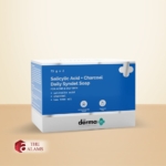 The Derma Co. Salicylic Acid And Charcoal Daily Syndet Soap For Acne, 2×75 g