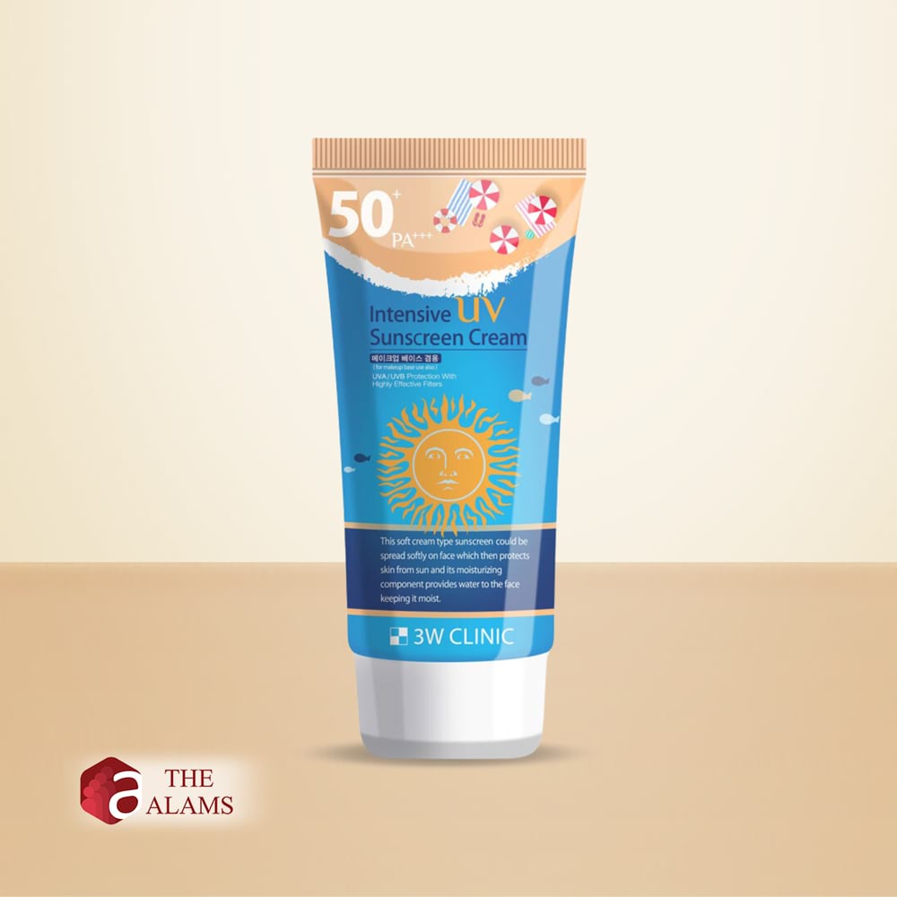 3W Clinic Intensive UV Sunscreen Cream SPF 50+ PA+++, 70 ml 1 3W Clinic Intensive UV Sunscreen Cream SPF 50+ PA+++, 70 ml