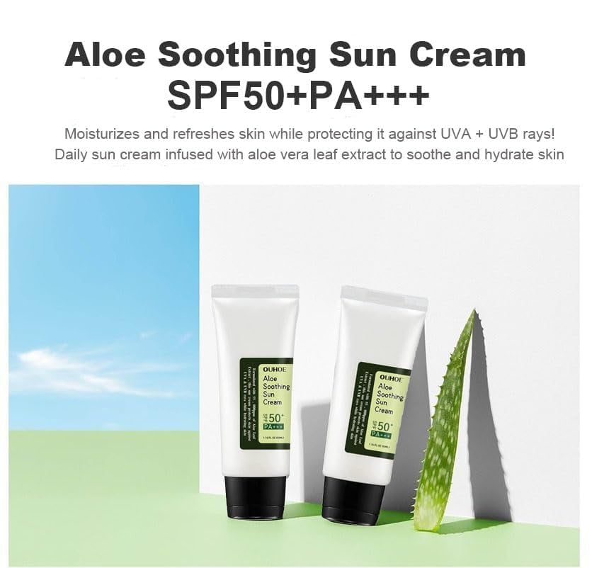 Cosrx Aloe Soothing Sun Cream SPF 50+ PA+++, 50 Ml 3 Cosrx Aloe Soothing Sun Cream SPF 50+ PA+++, 50 Ml - Image 3