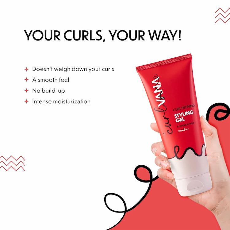 Curlvana Curl Defining Styling Hair Gel, 200 ml 3 Curlvana Curl Defining Styling Hair Gel, 200 ml