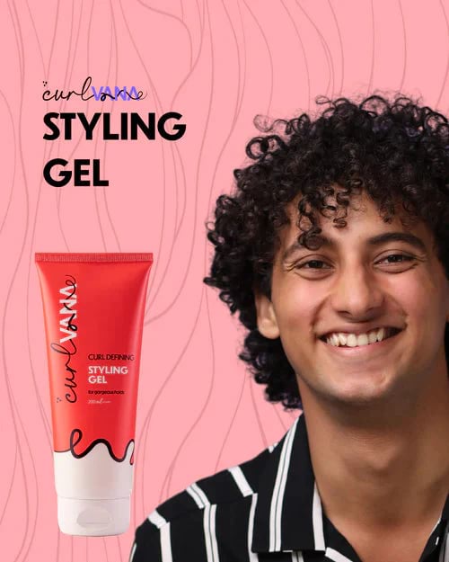 Curlvana Curl Defining Styling Hair Gel, 200 ml 5 Curlvana Curl Defining Styling Hair Gel, 200 ml