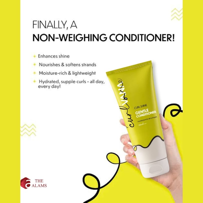 Curlvana Curl Shine Gentle Hair Conditioner, 200 ml 2 Curlvana Curl Shine Gentle Hair Conditioner, 200 ml