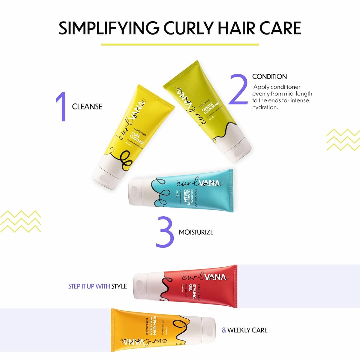 Curlvana Curl Shine Gentle Hair Conditioner, 200 ml 4 Curlvana Curl Shine Gentle Hair Conditioner, 200 ml - Image 4