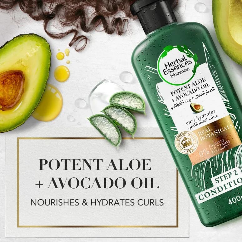 Herbal Essences Aloe And Avocado Oil Curl Hydrator Conditioner, 400 ml 2 Herbal Essences Aloe And Avocado Oil Curl Hydrator Conditioner, 400 ml