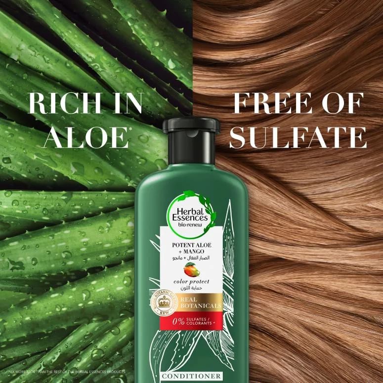 Herbal Essences Color Protect Aloe Mango Shampoo Conditioner Set, 400 ml 4 Herbal Essences Color Protect Aloe And Mango Conditioner, 400 ml