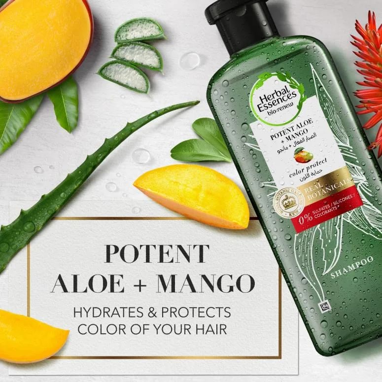 Herbal Essences Color Protect Aloe Mango Shampoo Conditioner Set, 400 ml 3 Herbal Essences Color Protect Aloe And Mango Shampoo, 400 ml