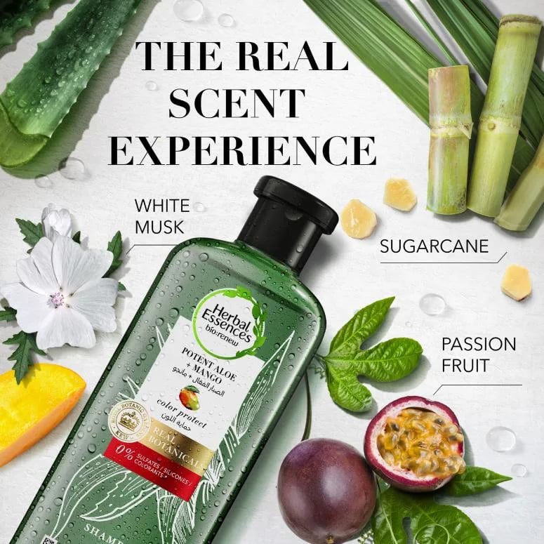 Herbal Essences Color Protect Aloe Mango Shampoo Conditioner Set, 400 ml 5 Herbal Essences Color Protect Aloe And Mango Shampoo, 400 ml