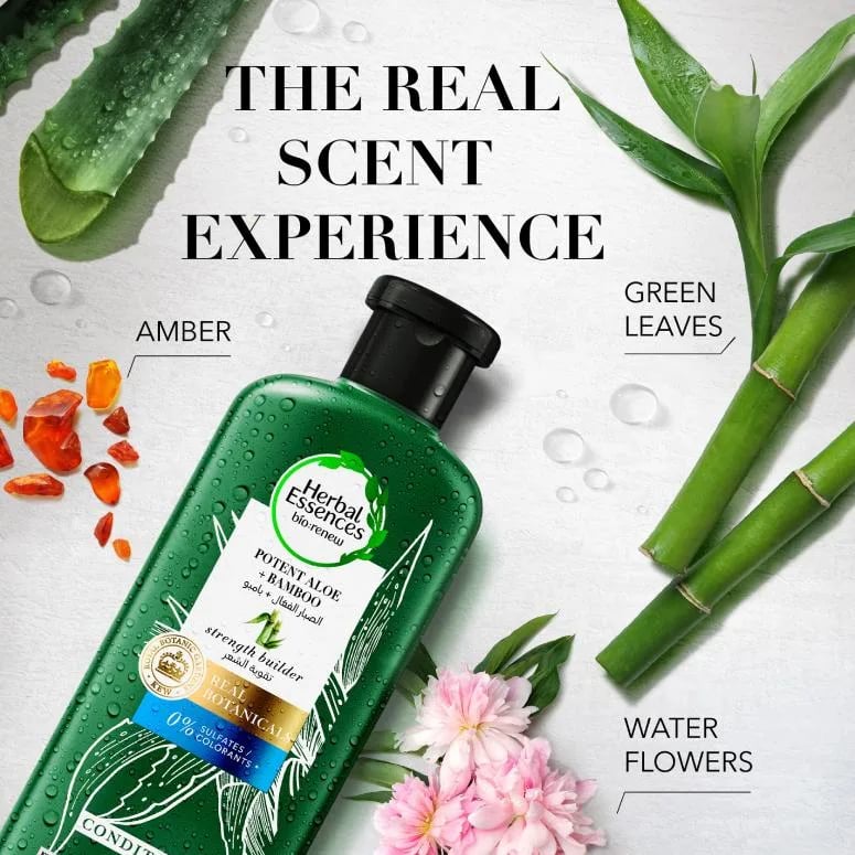 Herbal Essences Potent Aloe And Bamboo Conditioner For Weak Hair, 400 ml 4 Herbal Essences Potent Aloe And Bamboo Conditioner, 400 ml