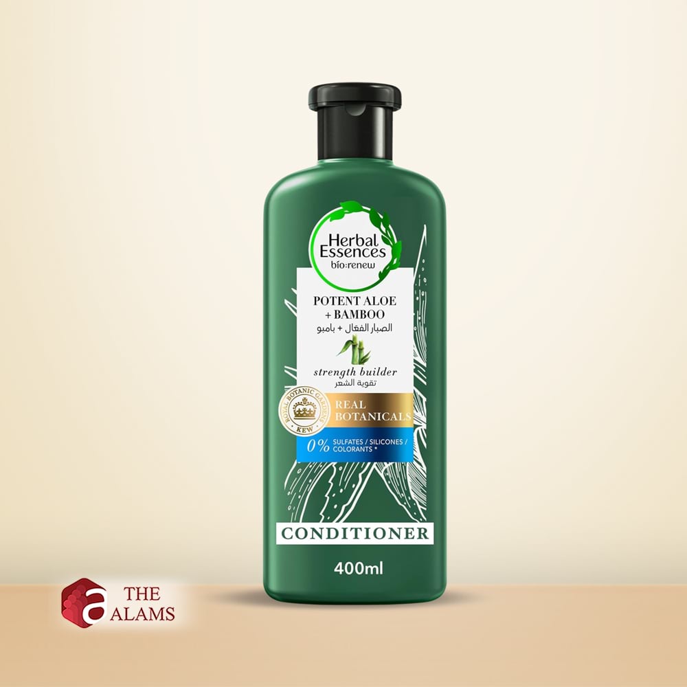 Herbal Essences Potent Aloe And Bamboo Conditioner For Weak Hair, 400 ml 1 Herbal Essences Potent Aloe And Bamboo Conditioner, 400 ml