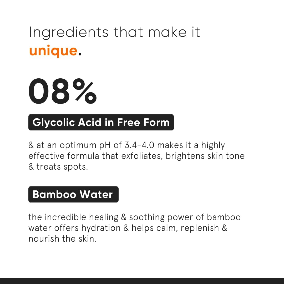 Minimalist Glycolic Acid 08% Exfoliating Liquid, 150 ml 3 Minimalist Glycolic Acid 08% Exfoliating Liquid, 150 ml - Image 3