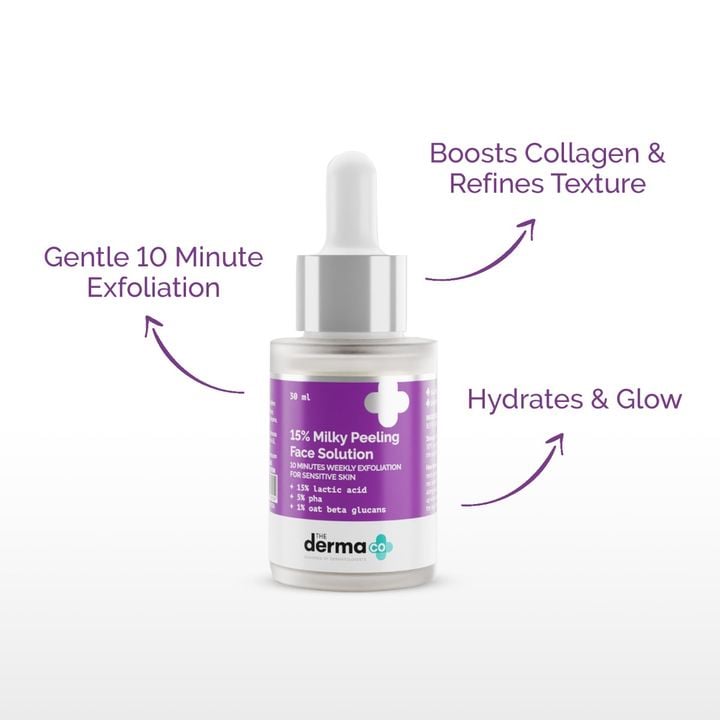 The Derma Co. 15% Milky Peeling Solution, 30 ml 2 The Derma Co. 15% Milky Peeling Solution, 30 ml - Image 2