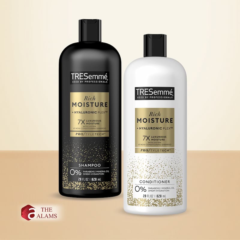 Tresemme 7x Moisture Rich Shampoo And Conditioner Set For Dry Hair, 828 ml 1 Tresemme 7x Moisture Rich Shampoo And Conditioner Set For Dry Hair, 828 ml