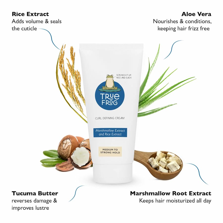 True Frog Curl Defining Hair Cream, 150 ml 3 True Frog Curl Defining Hair Cream, 150 ml