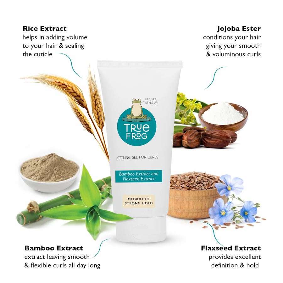 True Frog Styling Hair Gel For Curls, 150 ml 3 True Frog Styling Hair Gel For Curls, 150 ml