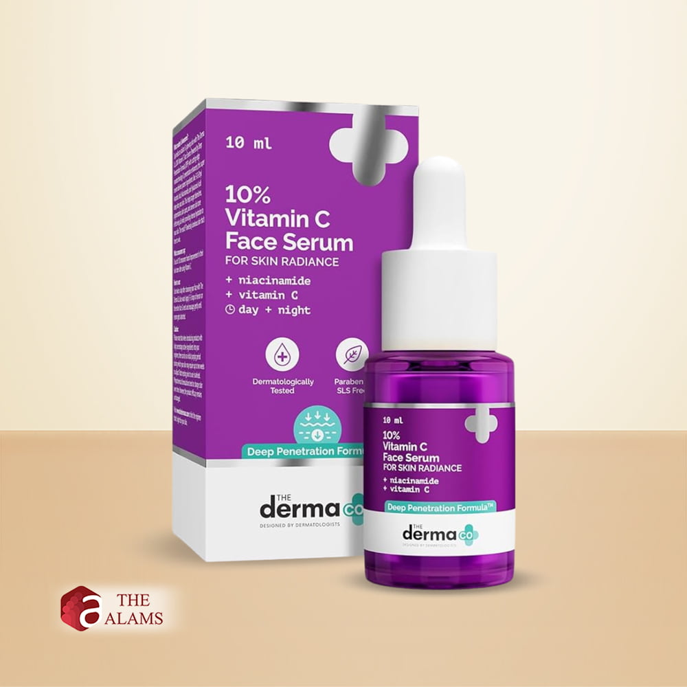 The Derma Co. 10% Vitamin C Serum MINI For Dull Skin, 10 ml 1 The Derma Co. 10% Vitamin C Serum MINI For Dull Skin, 10 ml