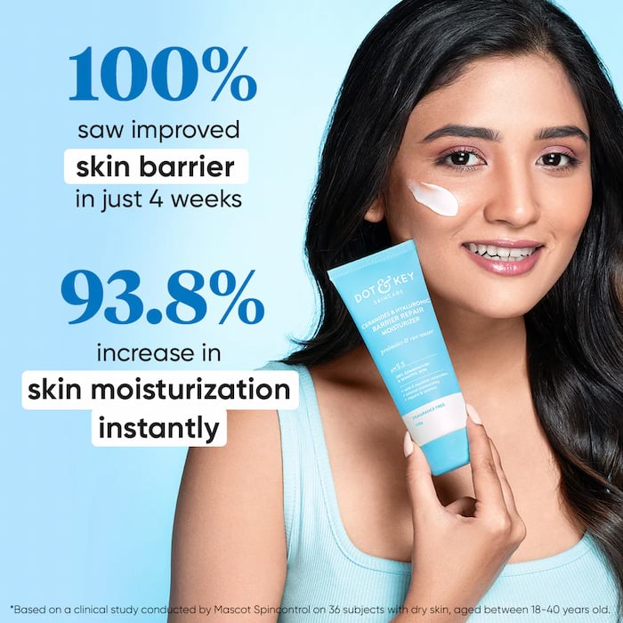 Dot & Key Ceramides Hyaluronic Skin Barrier Repair Face Cream, 100 g 3 Dot & Key Ceramides Hyaluronic Skin Barrier Repair Face Cream, 100 g