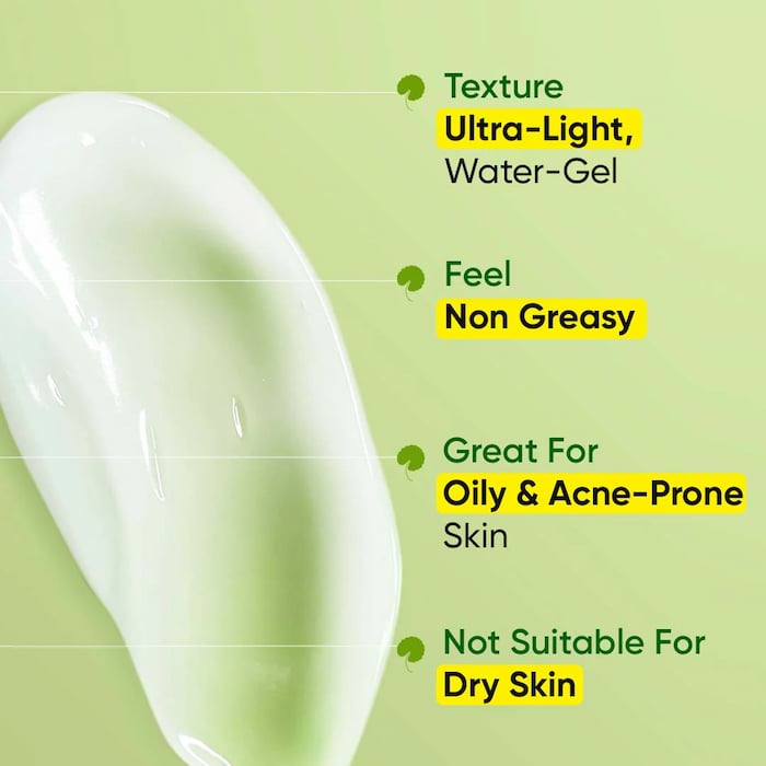 Dot & Key Cica Calming Oil Free Moisturizer For Acne Prone Skin, 60 ml 4 Dot & Key Cica Niacinamide Oil Free Moisturizer, 60 ml