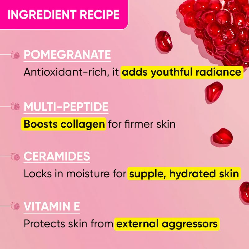 Dot & Key Pomegranate + Multi Peptide Anti Ageing Moisturizer SPF 30, 60 ml 5 Dot & Key Pomegranate + Multi Peptide Anti Ageing Moisturizer SPF 30, 60 ml