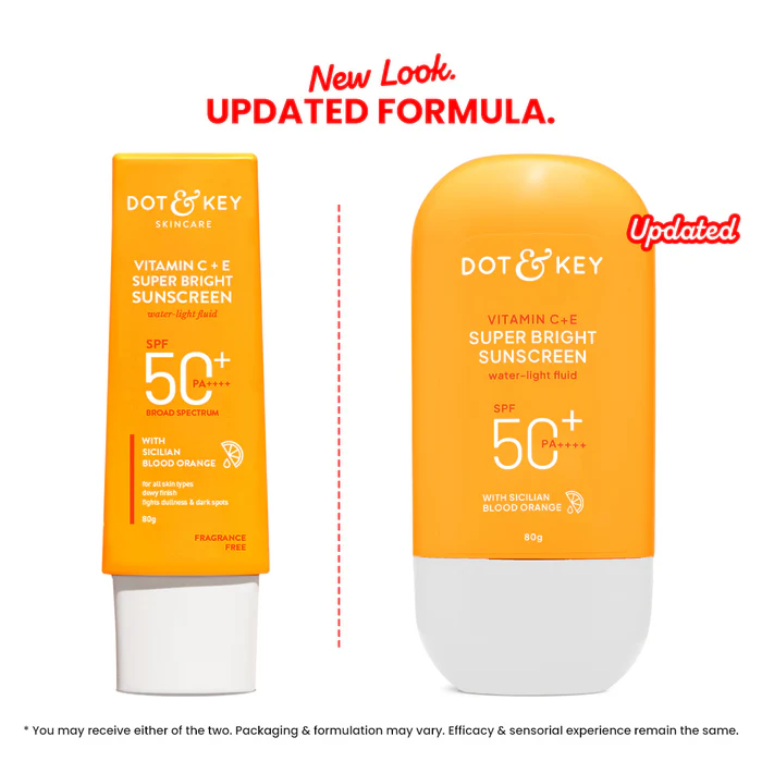 Dot & Key Vitamin C + E Super Bright Sunscreen SPF 50+ PA++++, 80 g 2 Dot & Key Vitamin C + E Super Bright Sunscreen SPF 50+ PA++++, 80 g - Image 2