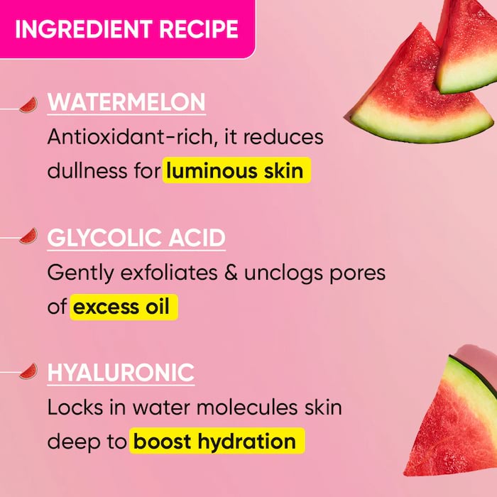 Dot & Key Watermelon Glycolic Matte Face Moisturizer MINI, 15 ml 4 Dot & Key Watermelon Glycolic Matte Face Moisturizer, 60 ml
