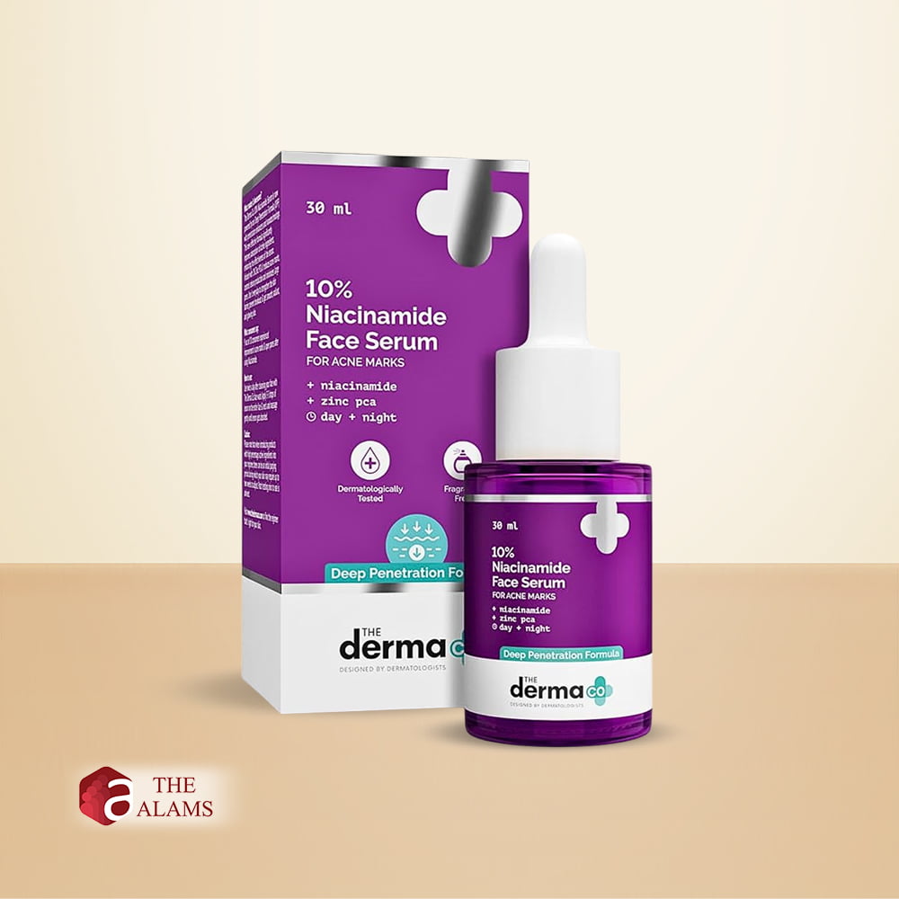 The Derma Co. 10% Niacinamide Serum For Pores And Acne Marks, 30 ml 1 The Derma Co. 10% Niacinamide Serum For Pores And Acne Marks, 30 ml